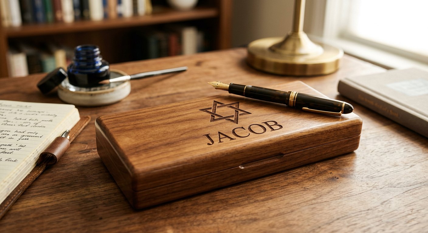 Engraved Pen Case - engraving example