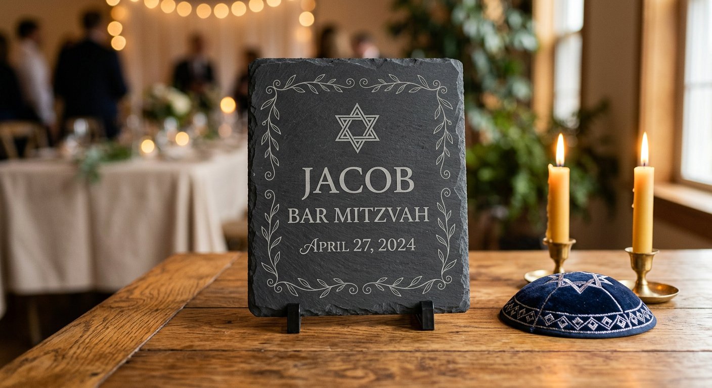 Engraved Slate Keepsake - engraving example