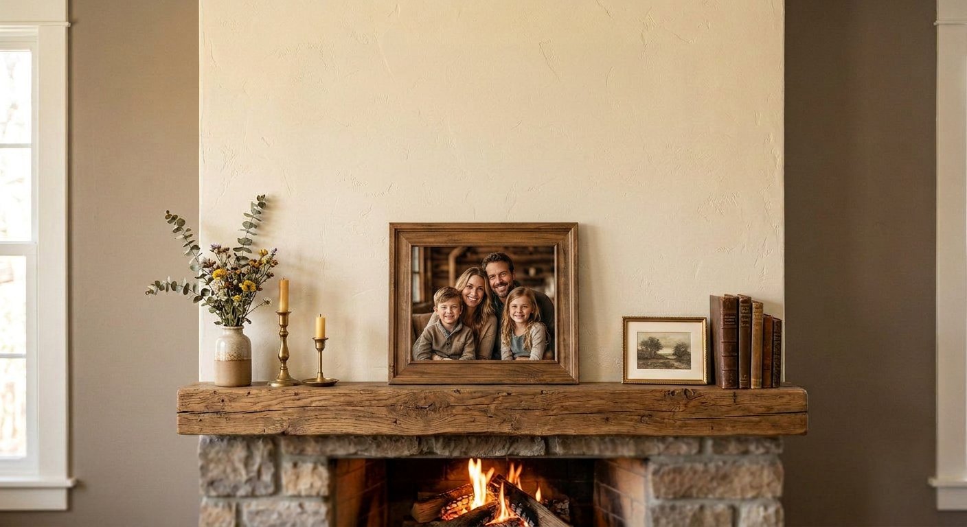 8x6 Photo Frame - engraving example