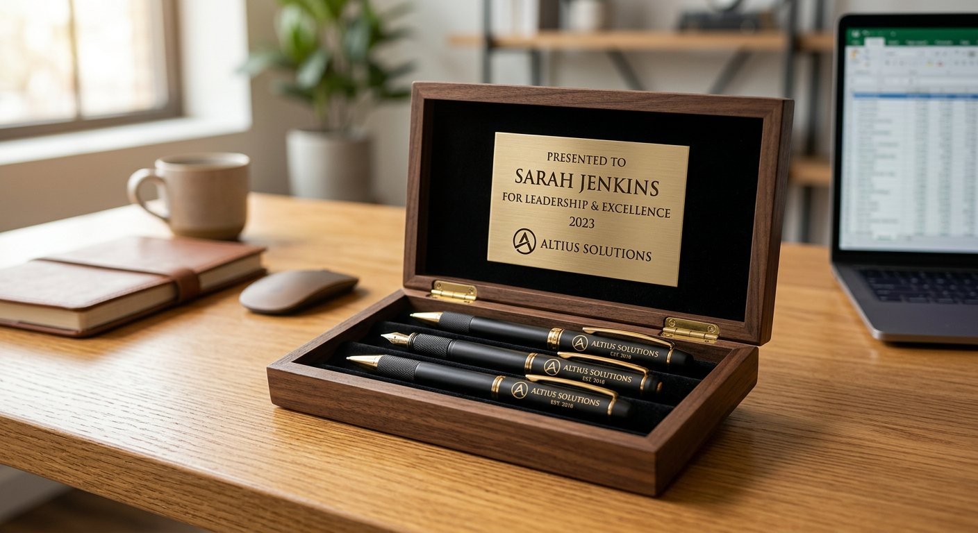 Engraved Pens - engraving example