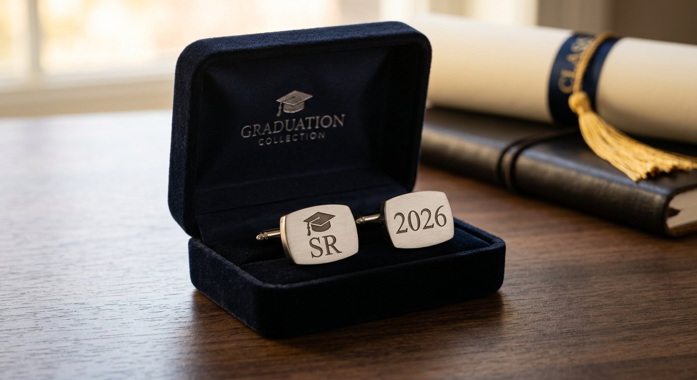 Engraved Cufflinks - engraving example