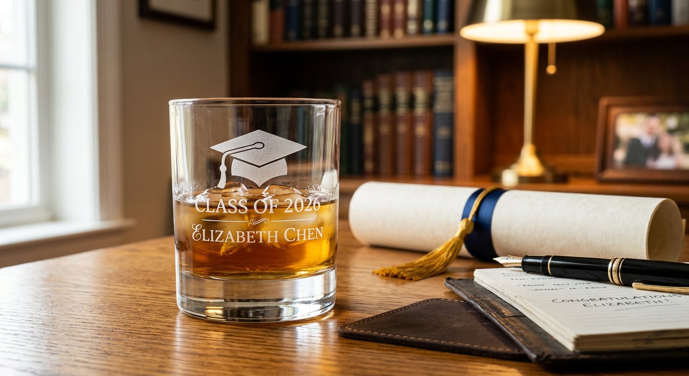 Engraved Whisky Tumbler - engraving example
